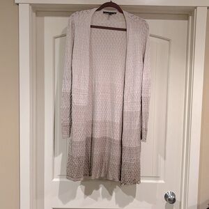 NWOT White House Black Market color block cardigan S